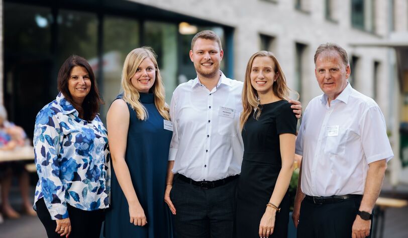 v.l.: Andrea von Bohlen, Ramona Rissenbeck, Nils Orlowski, Lena Skok, Jürgen Skok